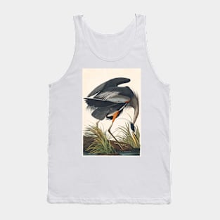 Great Blue Heron Robert Havell after John James Audubon 1834 Art Print Tank Top